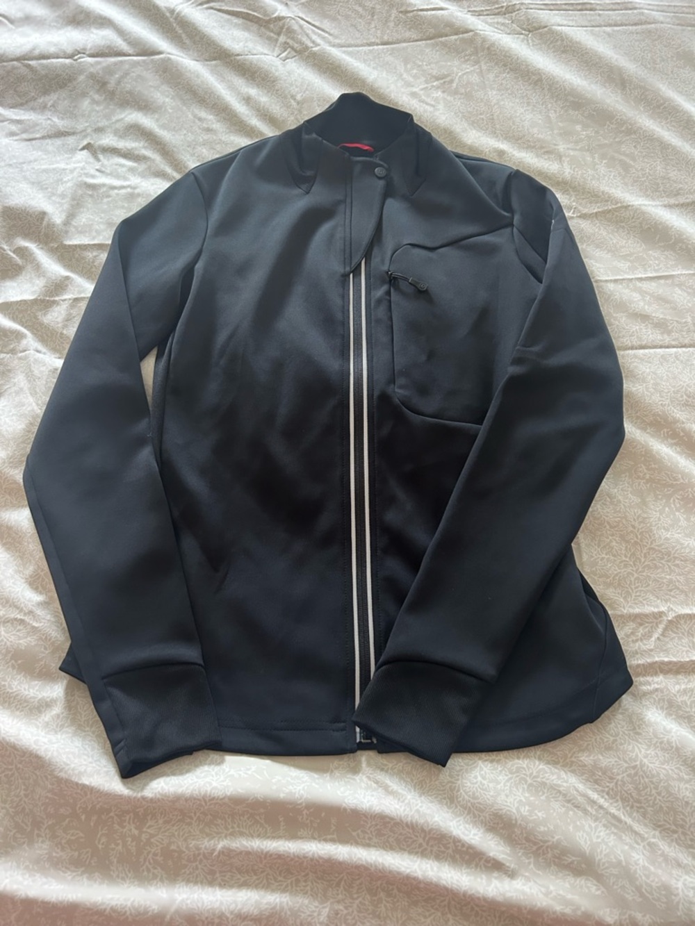 Victorinox Black Women’s Windbreaker with Contrast Zip